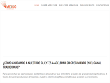 Tablet Screenshot of grupomeiko.com
